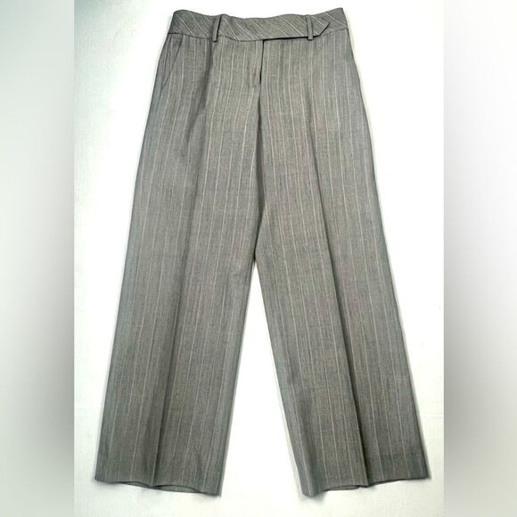 W Worth Wool Pin  Striped Pantsuit - Picture 2 of 14